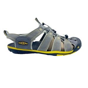 Keen Men's Sz 13 Clearwater CNX Hybrid Slingback Closed Toe Sandals Gray Hiking